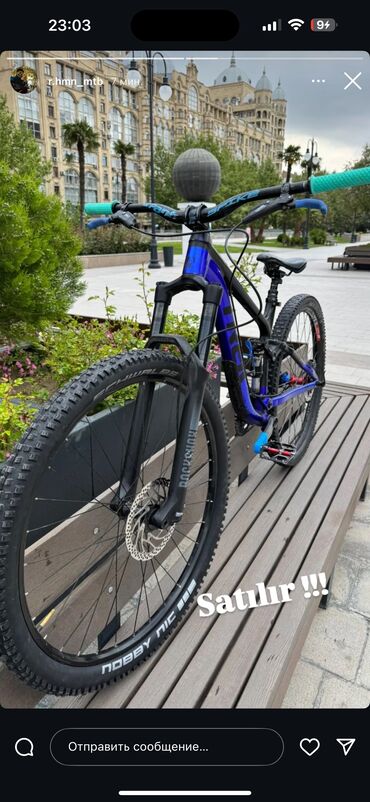 İdman velosipedləri: Yeni Dağ velosipedi Trek, 29", sürətlərin sayı: 27, Ünvandan götürmə, Pulsuz çatdırılma, Rayonlara çatdırılma