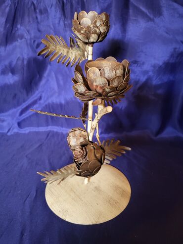 Sveće i svećnjaci: Set svećnjaka, bоја - Zlatna, Novo — 8