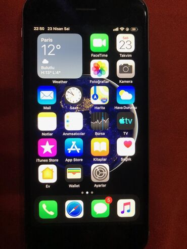 apple 6: IPhone 6, 16 GB, Space Gray, Barmaq izi