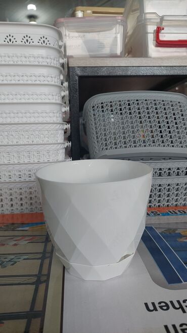 Bitkilər üçün dibçəklər: Dipçekler gül qabilar 30 sm 50 sm 70 sm 75 sm 85 sm 90 sm olculer var — 19