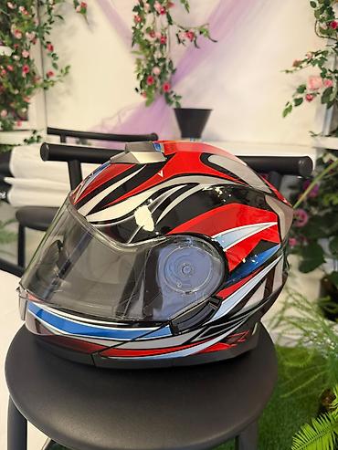 full bike: GXT tam üzlü motosiklet dəbilqəsi - Növ: full-face (tam örtülü) — 3