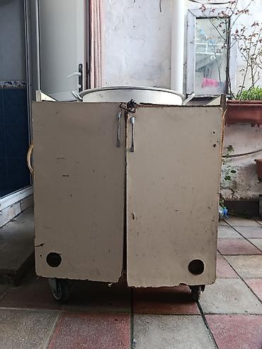 buxarli ventilyator: Qaynadılmış qarğıdalı arabası və böyük buxarda bişirici qazan dəsti - — 3