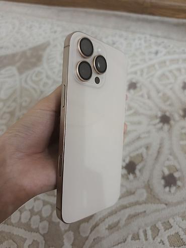 goggle pixel: IPhone 16 Pro Max, Б/у, 512 ГБ, Desert Titanium, Защитное стекло, 89 % — 1