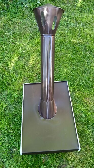 bastenski stolovi metalni: Ventilaciona glava fi 100 mm sa opšivnim limom