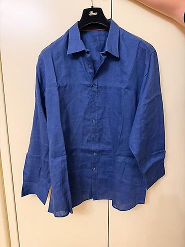 Kişi geyimləri: Köynək, 4XL, rəng - Mavi — 3