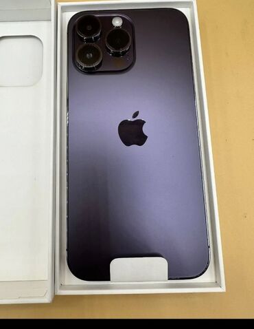 Apple iPhone: IPhone 15 Pro Max, 512 GB, Deep Purple, Zəmanət, Simsiz şarj, Face ID