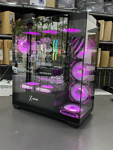 komputer i9: Cpu: i9-13900k Ram: 2 x 16 (32 gb) Lexar RGB 6000mhz Plata: Z790 Stel — 5