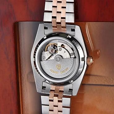 Ručni satovi: PAGANI DESIGN PD-1752 - 36mm - Bela - Rolex Day-Date Homage Potpuno — 5