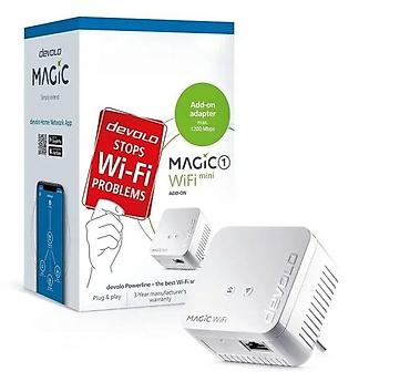 Modemi, ruteri i mrežni uređaji: Devolo Magic 1 WiFi mini – dodatni Powerline Wi‑Fi adapter - — 1