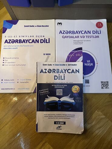 hedef kitabı: Azərbaycan dili hədəf
Kitablar təmiz və səliqəlidir