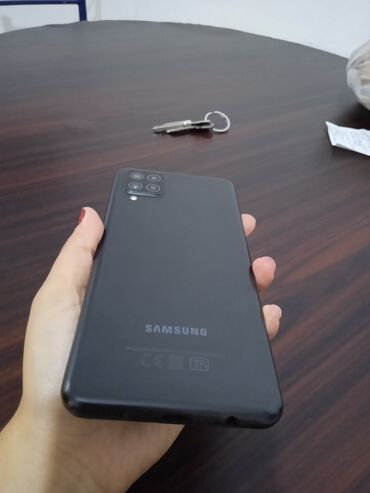 Samsung: Samsung Galaxy A12, 128 GB, rəng - Qara, Barmaq izi, İki sim kartlı