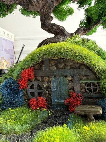 Декоративные цветы: Бонсай ручной работы из натурального стабилизированного мха от 1500 — 28