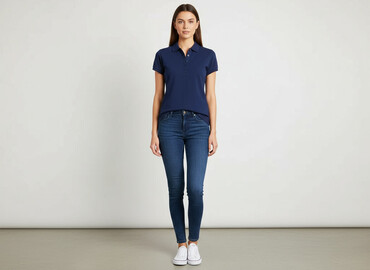 edc t shirt: Fisherfield, Women`s polo shirt, size M