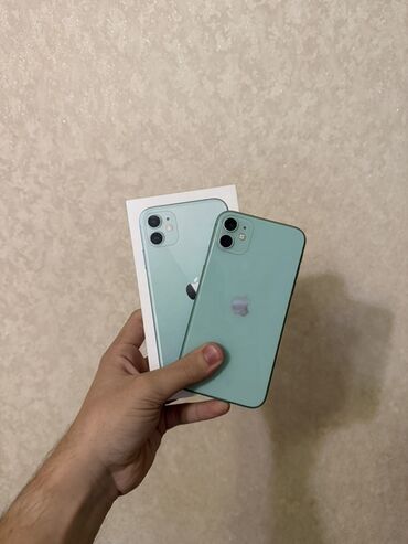 apple iphone 5c: IPhone 11, 64 GB, Yaşıl, Face ID