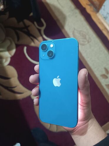 telefon aksesuarlari satisi: IPhone 13, 128 GB, Mavi, Simsiz şarj, Face ID, Sənədlərlə