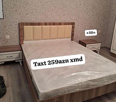 Yataq otağı üçün taxt və tumbalar dəsti. - Taxt: 259 AZN (şəkildə
