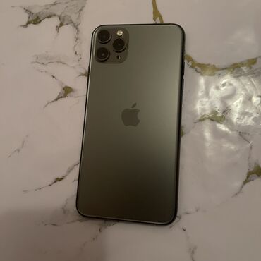 iphone 11 pro price in bishkek: IPhone 11 Pro Max, Колдонулган, 256 ГБ, Кара, Заряддоочу түзүлүш, Каптама, 80 %