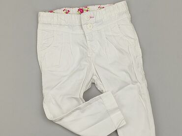 czarne szerokie spodnie z dziurami: Material trousers, H&M, 1.5-2 years, 92, condition - Very good