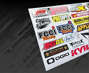 Delovi za motocikle: Nalepnice za motore Sponzori Castrol rockstar komplet-2503 📌 Opis — 6