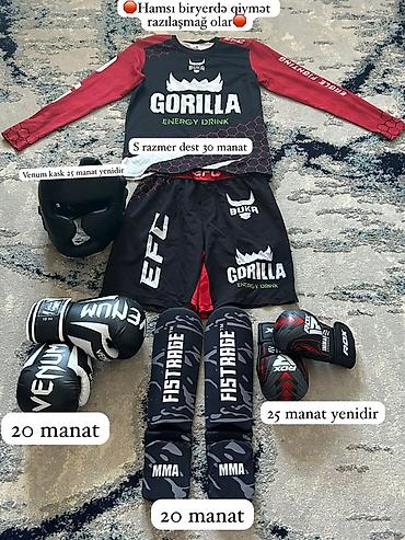 venum şortik: İdman dəsti, Venum, S, rəng - Qara — 1