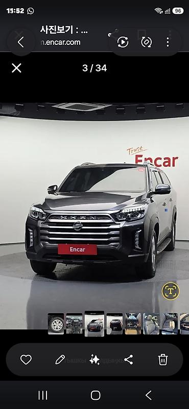 санг енг истана: Ssangyong Rexton Khan: 2021 г., 2.2 л, Автомат, Дизель, Пикап — 1