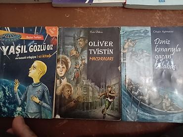 Satılır: 3 ədəd bədii kitab toplusu (azərbaycanca) - Yaşıl Gözlü Qız