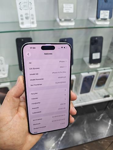 ucuz macbook pro: IPhone 15 Pro Max, 256 GB, Natural Titanium, Sənədlərlə, Simsiz şarj, Zəmanət — 3
