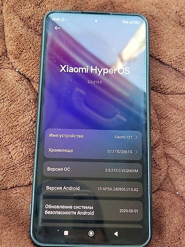 колонки и микрофон: Xiaomi 12T, 256 ГБ - Экран: 6.67", AMOLED, отверстие под фронтальную — 2