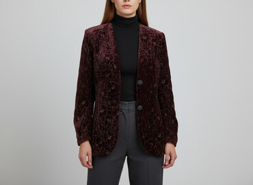 sukienki z aksamitu duże rozmiary: Women's blazer, size M