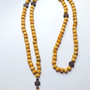 Ostali nakit: Ručno izrađena brojanica od maslinovog drveta Zagrli toplotu prirode i — 7