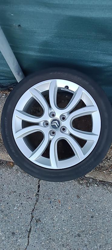 Vozila: Aluminijumske felne original PEUGEOT CITROEN sa letnjim gumama 18 — 4