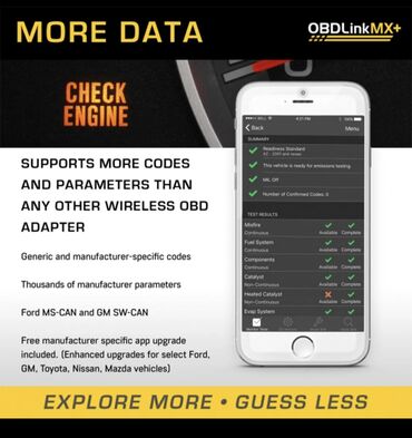 Alati za automobile: NOVO - OBDLink MX+ Bluetooth OBD2 iPhone, iPad, Android &Windows — 14