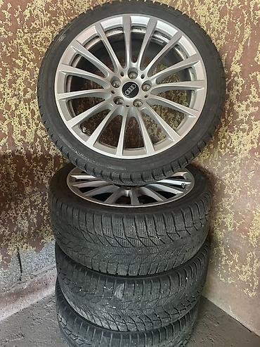 Колеса в сборе 235 / 40 / R 18, Б/у, Комплект, Легковые, Литые, отверстий - 5