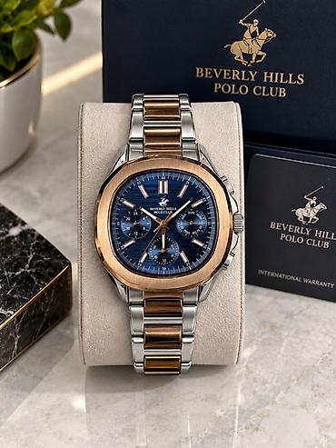 печатка золото: Часы Beverly Hills Polo Club, хронограф. - Дизайн: комбинированный — 1