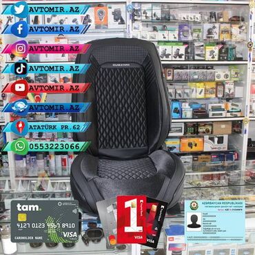 Oturacaq örtükləri: Oturacaq üçün cexol ( örtük, çexol ) istənilən avtomobilə var. Qiymət — 15