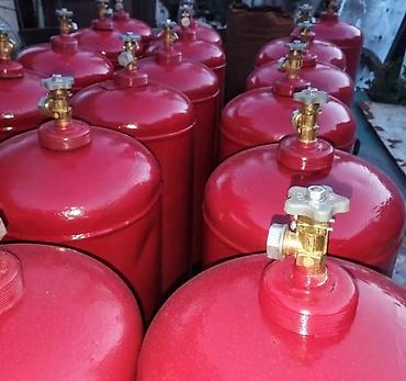 Газ балоны 50л с новыми вентилями пустые проверено на газовой