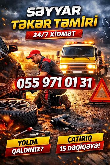 Bakı Səyyar Təkər Təmiri | Təcili | 055 971 01 31 Mətn: • Təkər