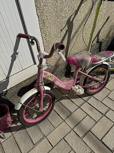 Детский велосипед, 2-колесный, 4 - 6 лет, Для девочки, Б/у