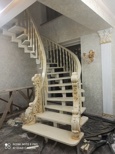 Обшивка лестниц: Лестница заказ менен жазайм — 15