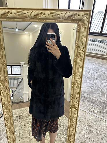 шуба: Шуба, Норка, По колено, Трансформер, M, L, XL — 6