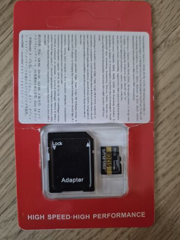 Тарелки: Məhsul: MicroSD yaddaş kartı + SD adapteri - Tutum: 512 GB (kart