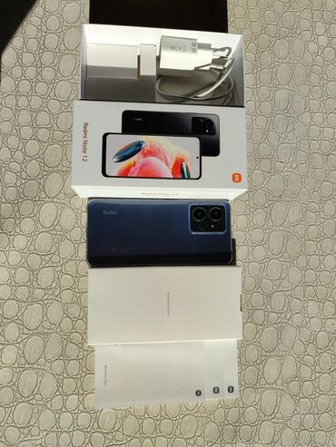 новогодний чехол: Xiaomi, Redmi Note 12, 128 ГБ, түсү - Кара