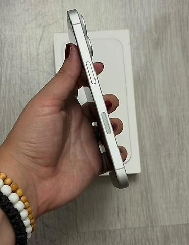 iphone c: IPhone 16, 128 GB, Ağ, Zəmanət, Simsiz şarj, Face ID — 2