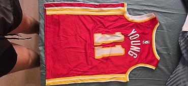travis scott: Оригинальная Баскетбольная майка Nike NBA Swingman — Atlanta Hawks — 2