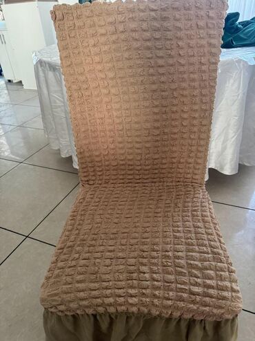 продам дом ош: Г. Ош Продается чехлы для стульев Белый цвет-500шт Вафельный бежевый