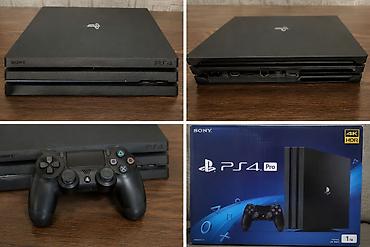xbox one 1tb: Sony PlayStation 4 Pro (CUH-7xx), цвет Jet Black, версия на 1 ТБ — 1