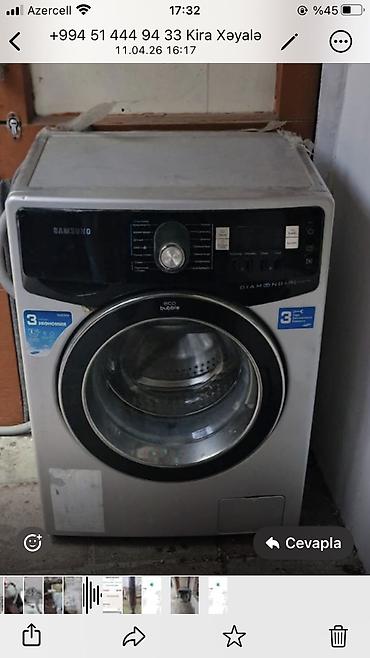 samsung was end: Samsung paltaryuyan maşın – ön yükləməli, Eco Bubble texnologiyalı — 1