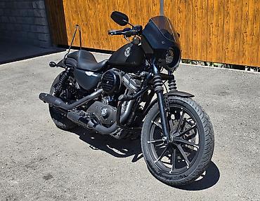 электо мото: Мотоцикл Harley-Davidson черного цвета, модель Sportster Iron 883 — 5