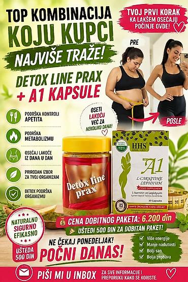 Lepota i nega: **Detox Line sirup / Kraljičin Detox sirup / Detix Med / Trex Cap A1 — 10