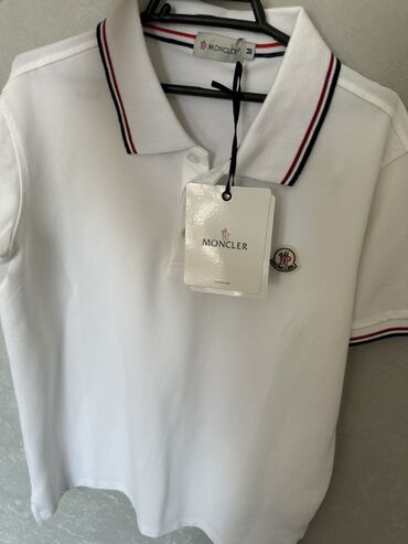 Polo köynək, Moncler, M (EU 38), rəng - Ağ